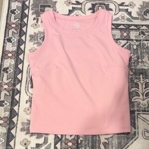 Pink Sleeveless Tank Top